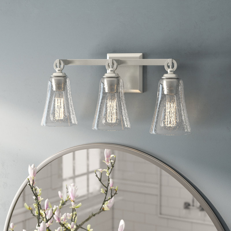 Monterro 3 - Light Vanity from Visual Comfort Studio, Satin Nickel