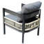 Multi-Person Outdoor Iron Sofa Set With A Table-2099186337