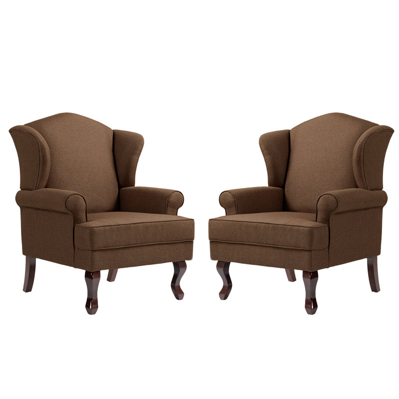 Upholstered Accent Chair, Brown