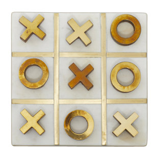 Fraga Everly Quinn 2 Player Marble Tic Tac Toe