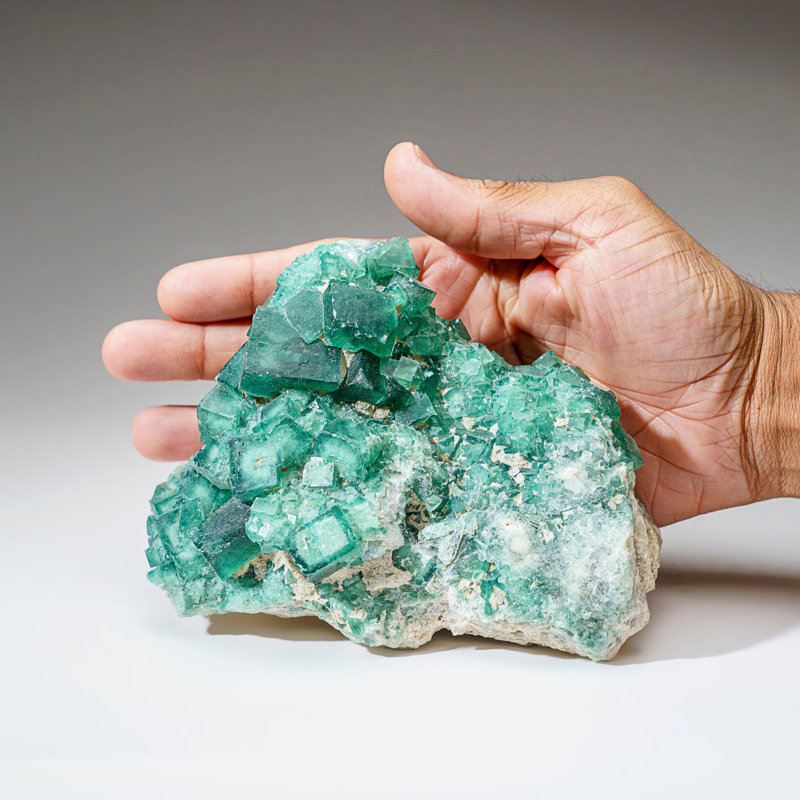 Genuine Green Fluorite From Namibia (2.2 Lbs)