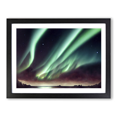Beautiful Aurora Borealis - Single Picture Frame Print