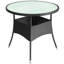 Nyla Round Glass Outdoor Dining Table-26081783