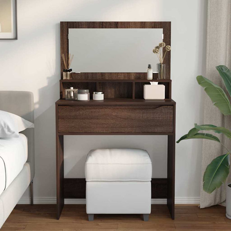 Dressing Table, Brown Oak