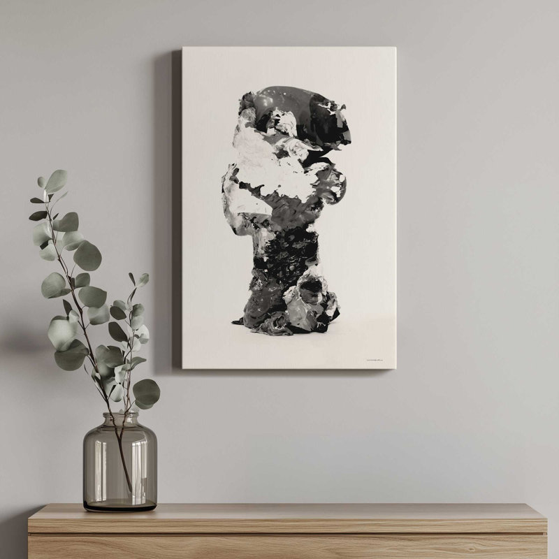 Reproduction d'art «Th pensing Hat» par Kamdon Kreations, 12" H x 8" W, Ne s’applique pas, Toile non encadrée