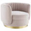 Chaise pivotante en velours performance Embrace-100565373