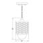 Mini-luminaire suspendu 1 lumière Kipton-1316271016