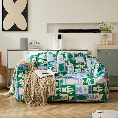 Creative graffiti bean bag sofa