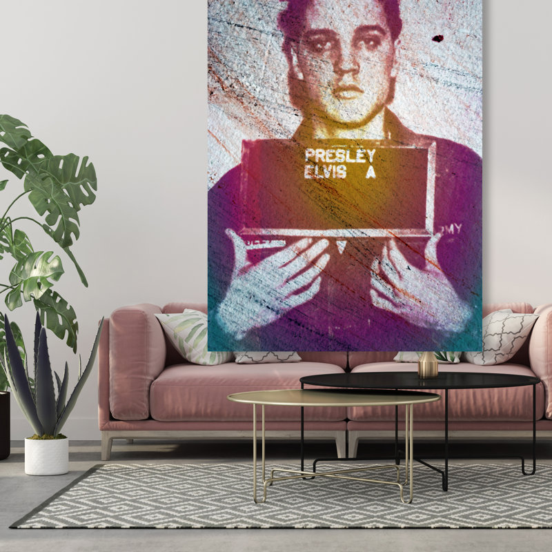 Elvis Army ID - impression sur toile tendue, H 54 po x l 36 po x P 1,5 po