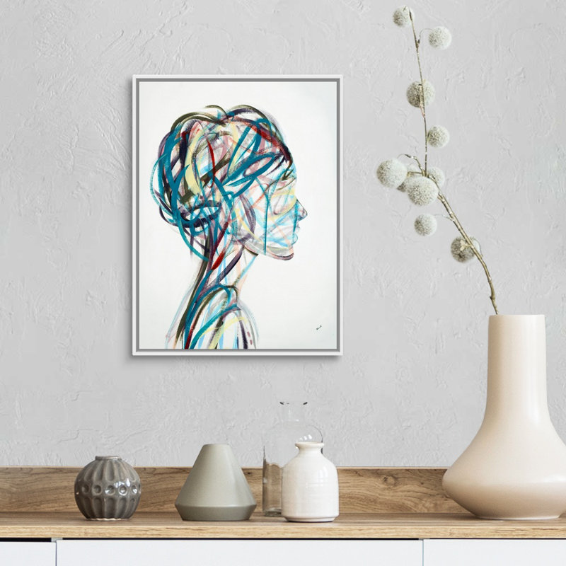 «Mirrored Music II» par Sydney Edmunds, reproduction d'art graphique sur toile, H 18 po x l 14 po x P 1,75 po