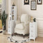 Table de bout avec 3 tiroirs, table de coin avec 2 tablettes ouvertes, table d'appoint haute pour chambre à coucher et coin-1390244690