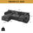 112.2" Chenille Upholstered Sofa, Comfy Cloud Couch With Ottoman-1026667658