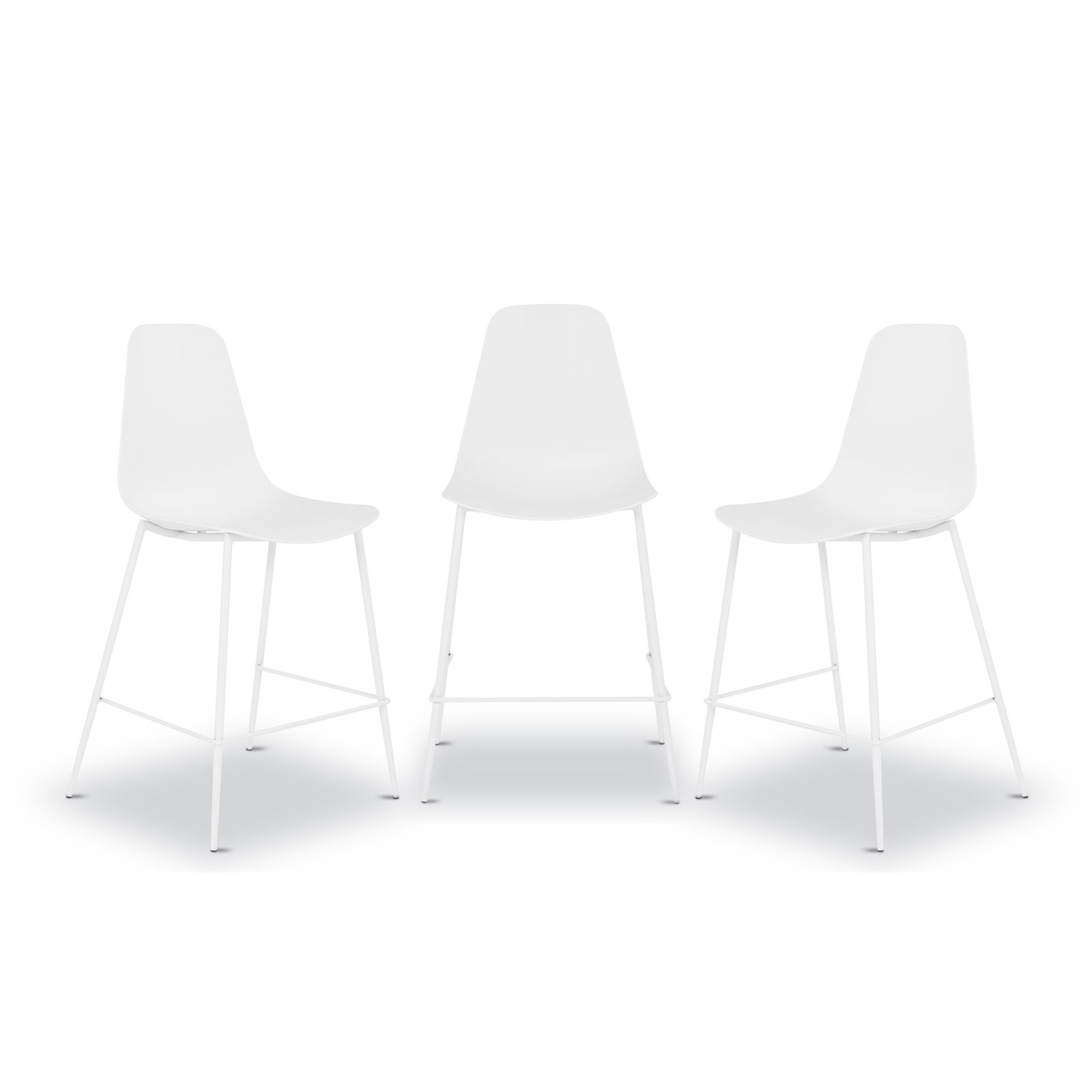 Isla 25" Bar Stool, White