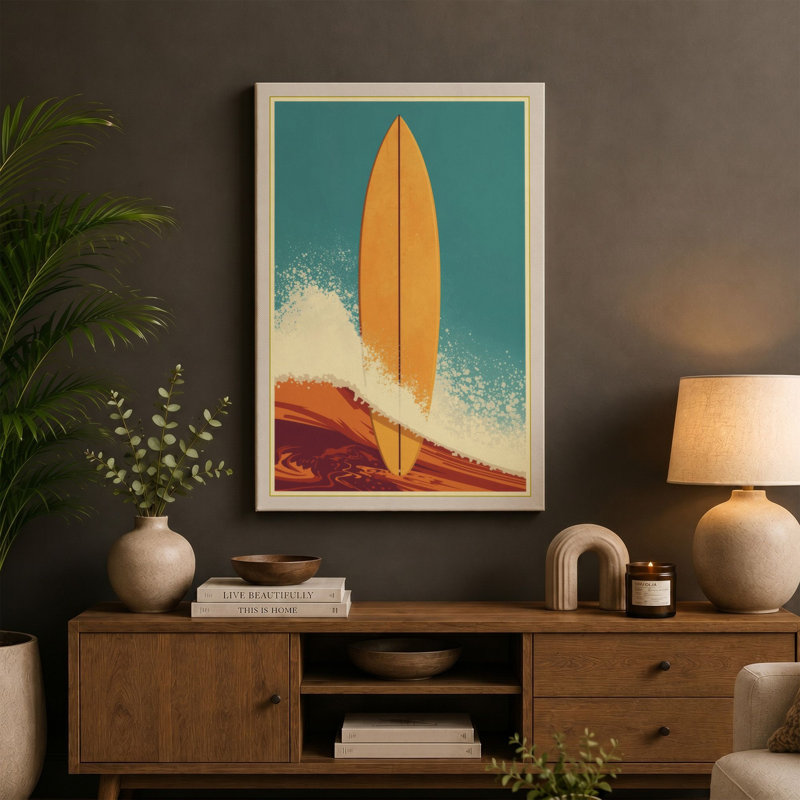 Print, 18x12 - 45.7 x 30.5 cm, Teal Border