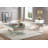 Aydan Glass Top End Table