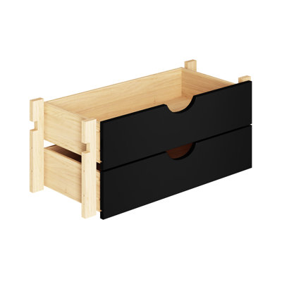 Ensemble de rangement modulaire 2 tiroirs Chirlin
