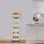 Armoire de rangement roulante à 5 niveaux avec tiroirs-1056080596