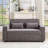 Pull-out sofa bed with adjustable backrests-2066627926