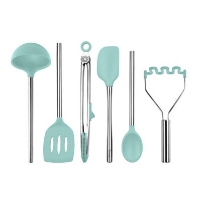 Silicone Utensil Set of 6 - Black