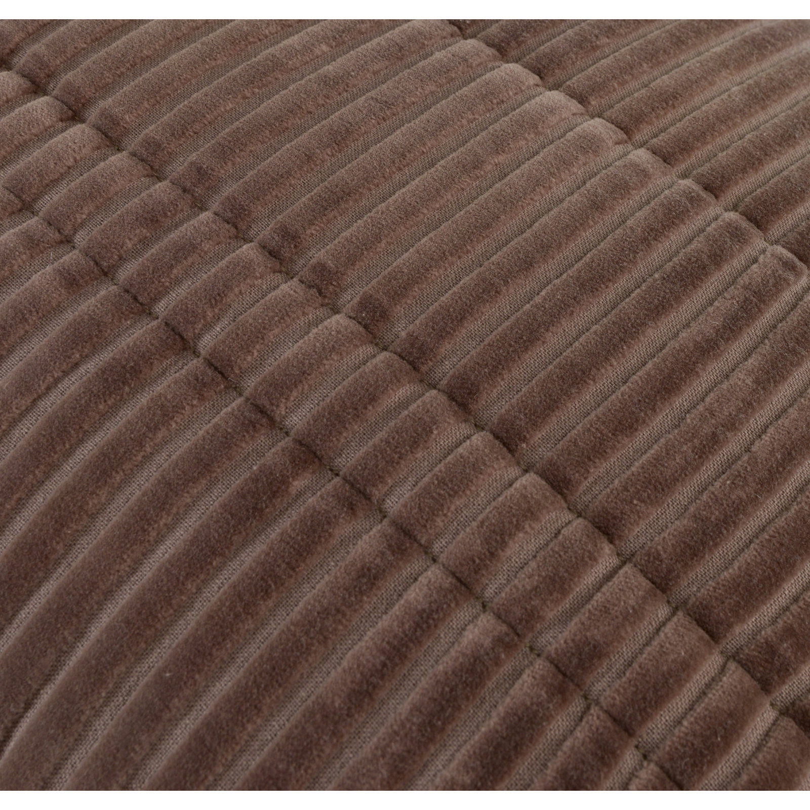 100% Cotton Throw Pillow, Polyester, Brown