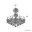 La Scala 24 Light 46in x 48in Chandelier in Antique Silver with Clear Radiance Crystals-444924995-444924999