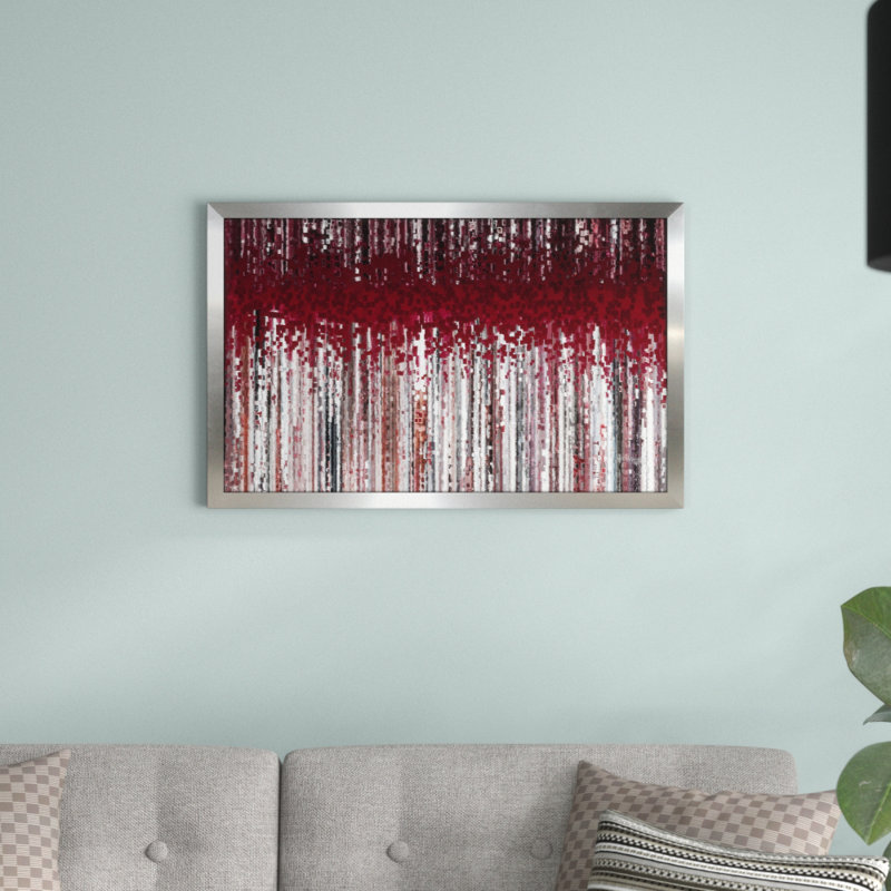 «Deny Yourself and Follow», reproduction sur toile tendue, H 21,5 po x l 27,5 po x P 0,75 po, Encadrement argenté