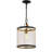 Sessoms 1 - Light Black/Brass Gold Pendant
