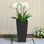 Jardinières rectangulaires en métal pour plantes d'extérieur-1433677873