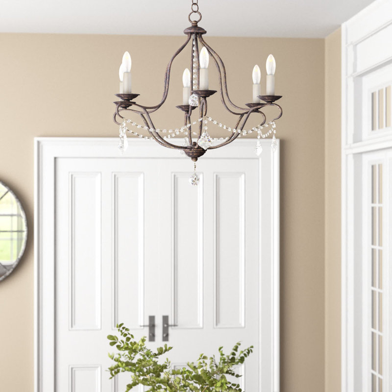 Abdel-Rahman 6 - Light Classic / Traditional Chandelier, Venetian Golden Bronze