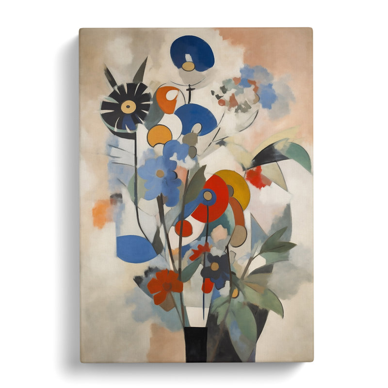 Jenneen Flowers Bauhaus Vol.1 - Wrapped Canvas, 50cm H x 35cm W x 3cm D