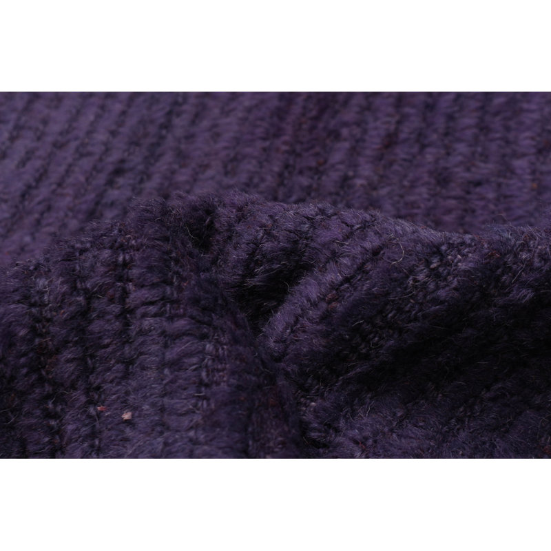 Tapis mauve en laine noué à la main 11 pi 10 po x 13 pi 2 po Peshawar Ziegler