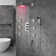Milan Stainless Steel Jetted Body Massage LED Shower Head Set with Handheld Shower
