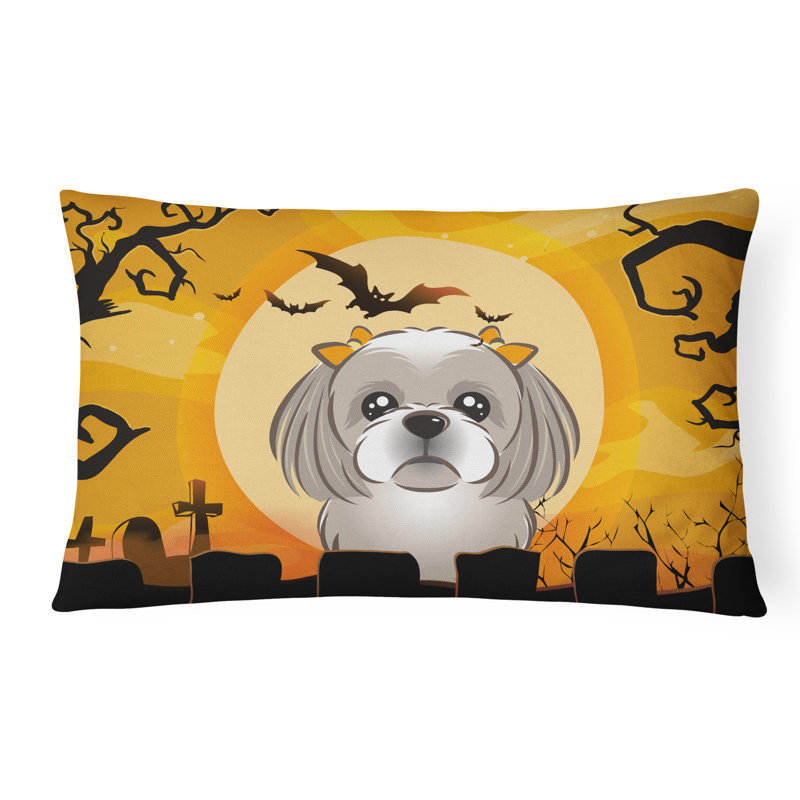 Outdoor Throw Pillow, Grey