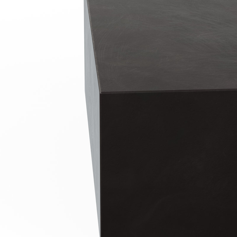 Mixx Bloc Coffee Table, 16.5" H x 39.5" W x 39.5" D, Lava Brown