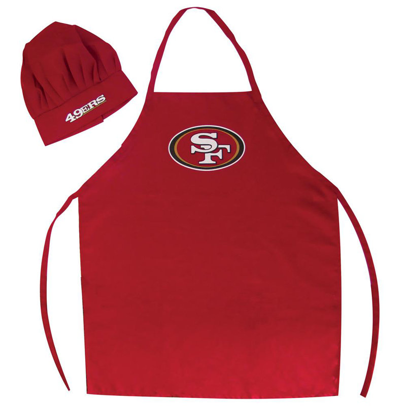 NFL No Pattern Apron Sets, San Francisco 49Ers