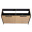 Meuble-lavabo 60 po Coffee - Solution de rangement spacieuse pour café autoportant, surface facile à entretenir-1705823337