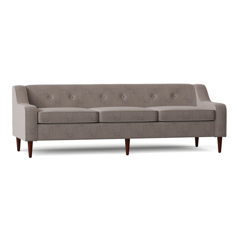 Flomaton Upholstered 88'' Sofa, Macarena Gravel