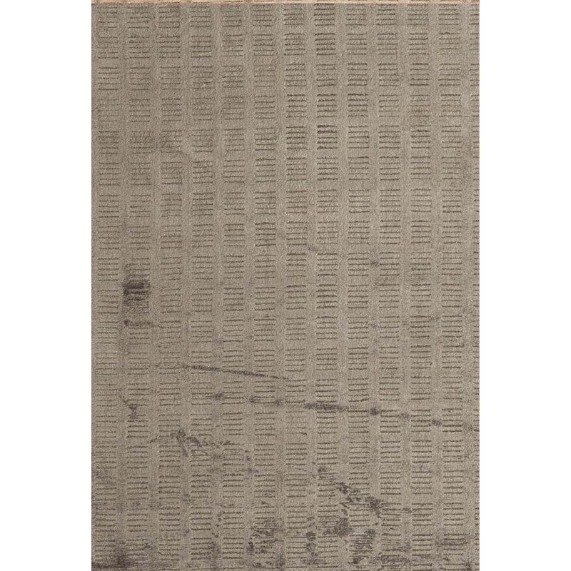 Tapis brun de haute qualité noué à la main