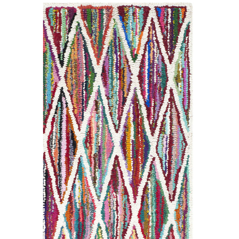 Tapis géométrique performance touffeté à la main Anaheim, Rectangle 2 pi 3 po x 3 pi 9 po