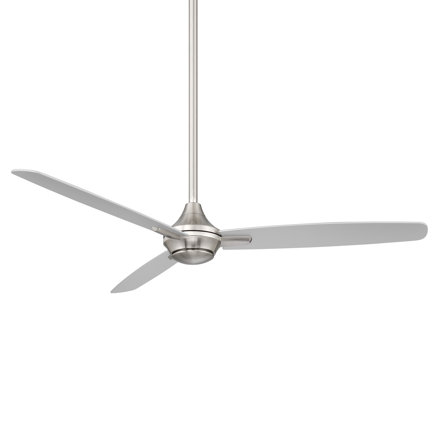 54" Blitzen 3 - Blade Smart Ceiling Fan With Remote Control Included, Works With Google Assistant, Amazon Alexa, iOS And Android APP