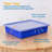 ECR4Kids Letter Size Plastic Tray Organizer with Lids, Small, Storage Bins, 10-Piece-99895653-99895658