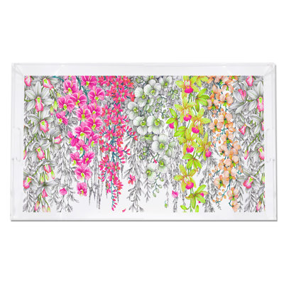 Plateau décoratif Orchid Garden