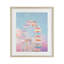 Grande roue et barbe à papa, impression encadrée sous verre, design par The Prints Vibe-130834570-130834572