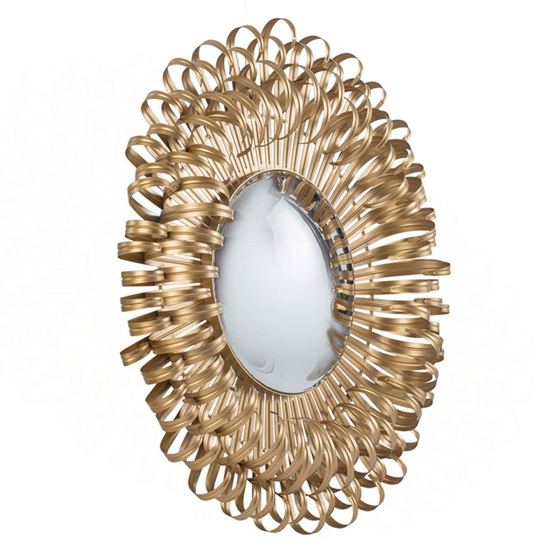 Miroir Sunburst Design avec 80% de fer et 20% de plastique