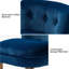 Fauteuil de coiffeuse avec pieds en bois massif Jonna-533703210