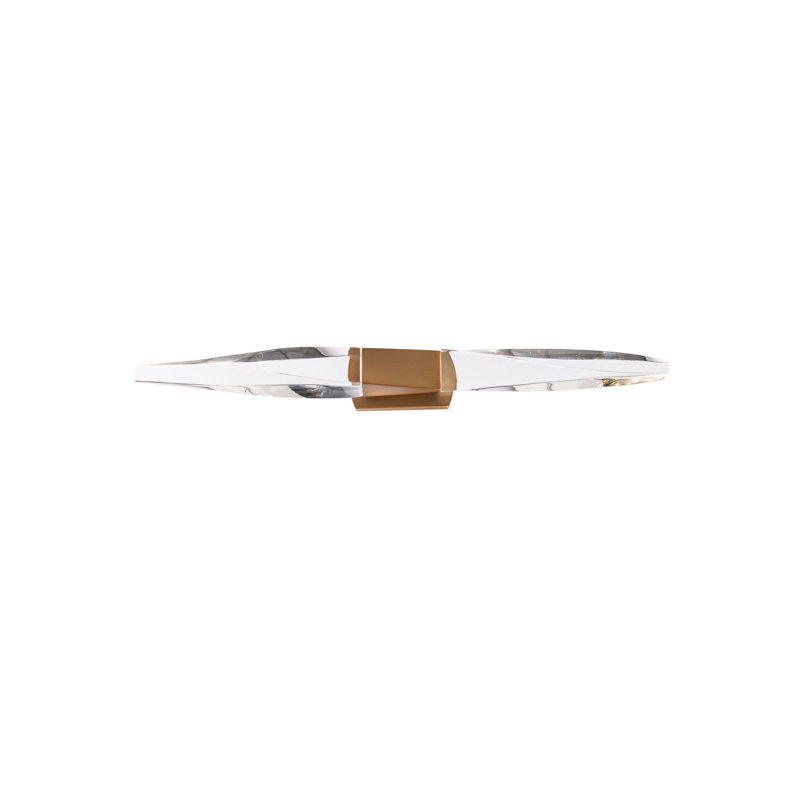 Kindjal 2 - Light LED Vanity Light, Aged Brass