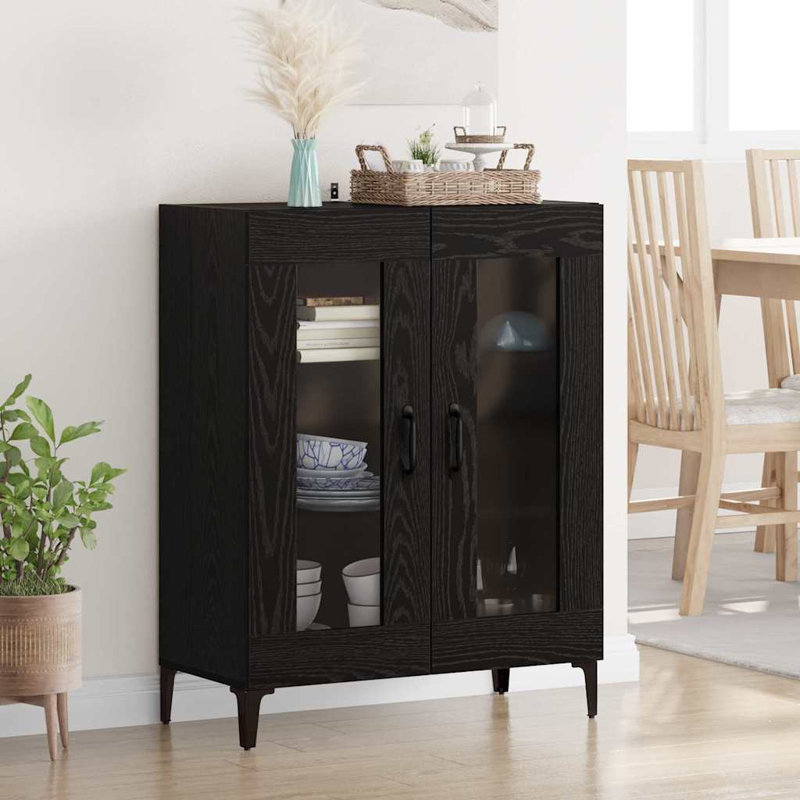 Sideboard Accent Chest, Black Oak