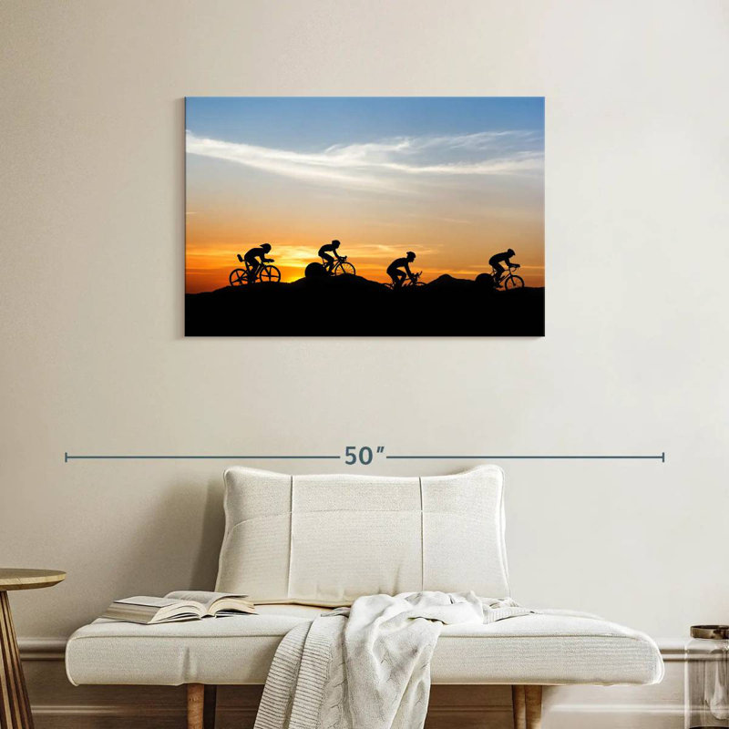 Sireci Mountain Cyclists, 24" H x 36" W