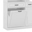 Grande armoire de rangement autoportante avec tiroirs et portes, tablettes réglables