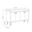 Brompton 140 Cm Wide Sideboard Modern Storage Cabinet with Hairpin Legs-41303665